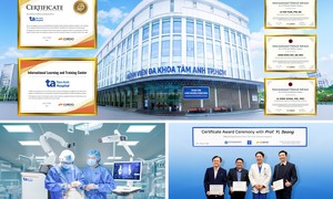Bệnh viện Tâm Anh đạt 3 chứng nhận quốc tế xuất sắc về thay khớp bằng robot AI