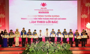 TP. Hồ Chí Minh: Tuyên dương 329 thanh niên tiên tiến làm theo lời Bác lần thứ I năm 2026