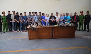 Triệt phá đường dây cưỡng đoạt tài sản núp bóng doanh nghiệp trung chuyển cua