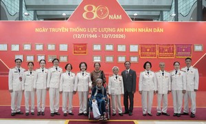 Đoàn đại biểu Công an TPHCM tham dự Lễ kỷ niệm 80 năm Ngày truyền thống lực lượng An ninh nhân dân