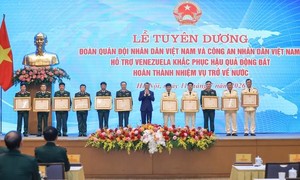 Chính phủ tuyên dương Đoàn công tác Việt Nam hỗ trợ Venezuela khắc phục hậu quả động đất
