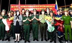 Video: Đoàn cứu hộ Việt Nam hoàn thành xuất sắc nhiệm vụ tại Venezuela, trở về nước an toàn