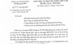 Truy tìm tang vật vụ trộm tài sản hơn 150 triệu đồng từ 9 năm trước