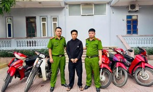 Đối tượng gây ra liên tiếp 14 vụ trộm cắp tài sản sa lưới