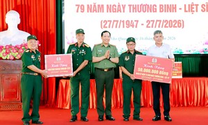 Lãnh đạo Bộ Công an thăm, tặng quà, tri ân người có công tại các địa phương