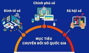 Việt Nam đặt mục tiêu đến năm 2045 thuộc nhóm 30 nước dẫn đầu thế giới về Chính phủ số