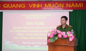 Công an xã Hiệp Phước: 'Điểm sáng' trong chuyển đổi số, nâng cao hiệu quả phục vụ nhân dân