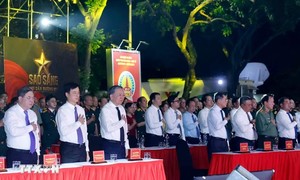 Lãnh đạo Đảng, Nhà nước dự Cầu truyền hình “Sao sáng dẫn đường” tri ân các Anh hùng liệt sỹ