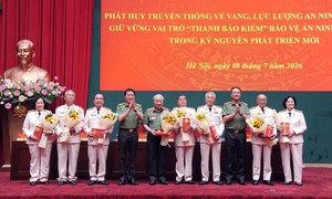 Lực lượng An ninh nhân dân giữ vững vai trò "thanh bảo kiếm" bảo vệ an ninh quốc gia
