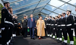 Lễ đón trọng thể Tổng Bí thư, Chủ tịch nước Tô Lâm thăm cấp Nhà nước tới New Zealand