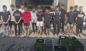 Ngăn chặn kịp thời vụ hỗn chiến giữa 2 nhóm thanh thiếu niên
