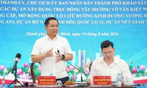 TPHCM: Quyết liệt giải phóng mặt bằng, phấn đấu khởi công dự án mở rộng Quốc lộ 1 và Quốc lộ 13 vào ngày 2-9