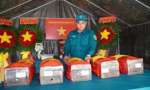 TPHCM: Hoàn tất tìm kiếm, quy tập đầy đủ 5 hài cốt liệt sĩ tại xã Thường Tân