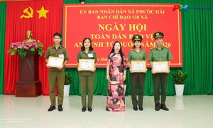 Sôi nổi Ngày hội Toàn dân bảo vệ an ninh Tổ quốc năm 2026 tại xã Phước Hải