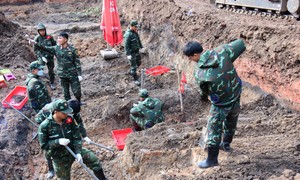 Đã quy tập được gần 500 bộ hài cốt liệt sỹ tại công viên Lê Thị Riêng, TPHCM tiếp tục tăng tốc tìm kiếm