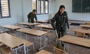 Khẩn trương hoàn thiện trường nội trú vùng biên trước ngày khai giảng