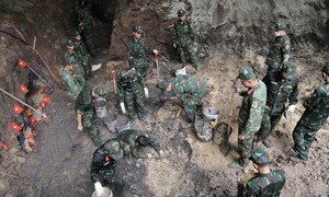 Đã quy tập được 197 bộ hài cốt liệt sĩ tại Công viên Lê Thị Riêng