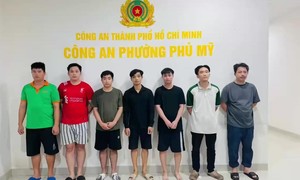 Bắt giam 7 đối tượng đánh nhau khi xem đá bóng tại quán nhậu vì chuyện gây ồn ào