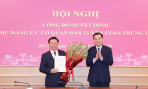 Ông Trần Thanh Lâm giữ chức Bí thư Đảng ủy Cơ quan Ban Tuyên giáo Trung ương