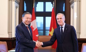 Tổng Bí thư, Chủ tịch nước Tô Lâm hội đàm với Thủ tướng Canada Mark Carney