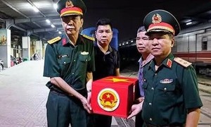 Hành trình thiêng liêng đưa các Anh hùng Liệt sĩ về với vòng tay gia đình
