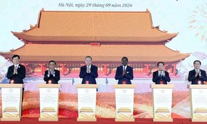 Khởi công Dự án đầu tư bảo quản, tu bổ, phục hồi Điện Kính Thiên - Hoàng thành Thăng Long