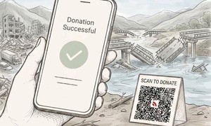 Nepal: Chuyển tiền trực tuyến trở thành phương thức quyên góp giúp đỡ nạn nhân lũ quét tiện lợi, hiệu quả