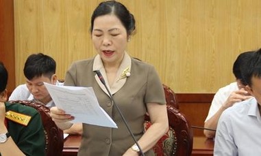 Bắt giam bà Đinh Cẩm Vân, nguyên Giám đốc Sở Tài chính Thanh Hóa