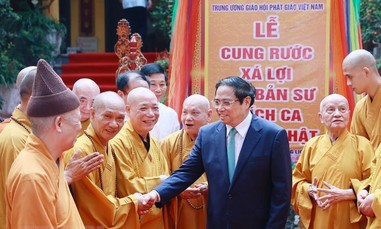 Thủ tướng Phạm Minh Chính chúc mừng nhân dịp Đại lễ Phật đản