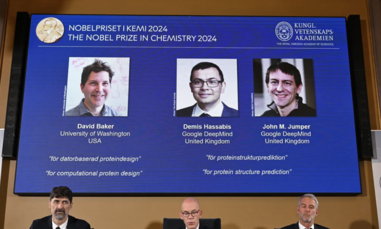 Nobel hóa học 2024 trao cho những khoa học gia sử dụng AI để ‘bẻ khóa’ protein