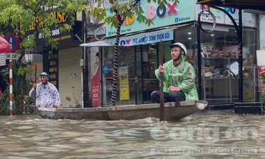 Thừa Thiên Huế: Mưa lớn, nước lũ lên nhanh, ngập úng trên diện rộng