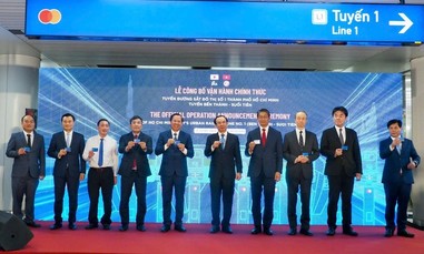 TPHCM: Chính thức đưa tuyến metro số 1 Bến Thành-Suối Tiên vào khai thác