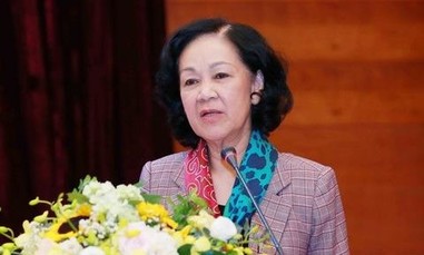 Bà Trương Thị Mai thôi giữ chức Ủy viên Bộ Chính trị, Ủy viên Trung ương Đảng khóa XIII