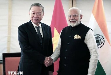 Tổng Bí thư, Chủ tịch nước Tô Lâm tiếp Thủ tướng Ấn Độ Narendra Modi