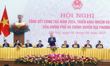 Hội nghị Chính phủ với các địa phương tổng kết công tác năm 2024, triển khai nhiệm vụ năm 2025