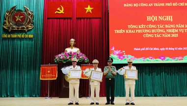 Đảng bộ Công an TPHCM tổng kết công tác Đảng năm 2024, triển khai nhiệm vụ trọng tâm năm 2025