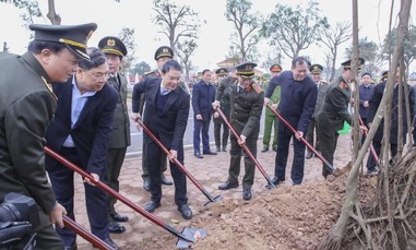 Bộ Công an phát động "Tết trồng cây năm 2025 - Vì một Việt Nam xanh”