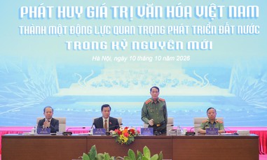 Phát huy giá trị văn hóa Việt Nam chính là ‘tấm khiên’ bảo vệ vững chắc độc lập, chủ quyền, an ninh quốc gia