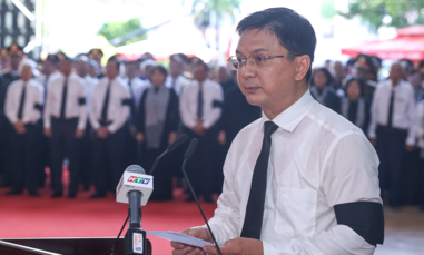Toàn văn lời điếu tại Lễ viếng, truy điệu và an táng 731 hài cốt liệt sĩ tại TPHCM