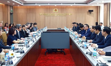 Lãnh đạo Bộ Công an tiếp Đoàn đại biểu cấp cao Hội đồng Kinh doanh Hoa Kỳ - ASEAN (USABC)