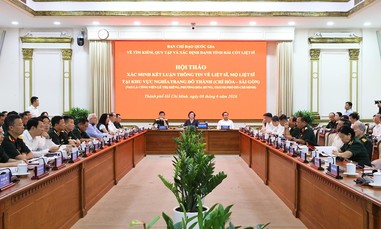 Hội thảo xác minh, kết luận thông tin về mộ tập thể liệt sĩ tại khu vực Công viên Lê Thị Riêng