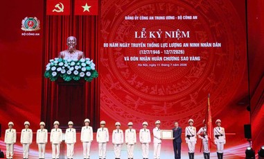 Lễ kỷ niệm 80 năm Ngày truyền thống lực lượng An ninh nhân dân và đón nhận Huân chương Sao vàng lần thứ tư