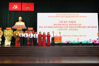 Kỷ niệm 50 năm ngày thành lập TAND hai cấp TPHCM: Khẳng định vị thế dẫn đầu
