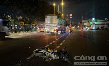 Điều tra vụ nam thanh niên ngã ra đường ở gần nút giao Gò Dưa, bị xe tải cán tử vong