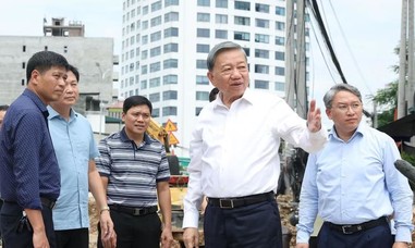 Tổng Bí thư, Chủ tịch nước Tô Lâm kiểm tra thực địa tại một số dự án trọng điểm ở Hà Nội