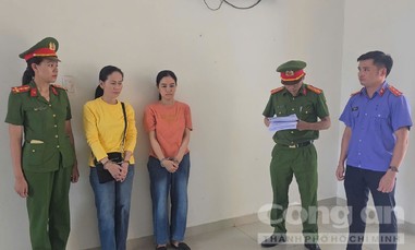 Bắt hai phụ nữ chiếm đoạt 7,1 tỷ đồng qua thủ đoạn vay đáo hạn ngân hàng