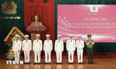 Công bố Quyết định của Bộ trưởng Bộ Công an thành lập Công an Thành phố Bắc Ninh