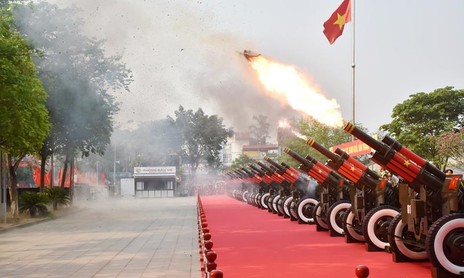 Hình ảnh buổi tổng duyệt Lễ kỷ niệm 70 năm Chiến thắng Điện Biên Phủ​