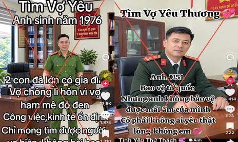 Cảnh giác thủ đoạn sử dụng hình ảnh Công an, Quân nhân bằng AI để lừa đảo