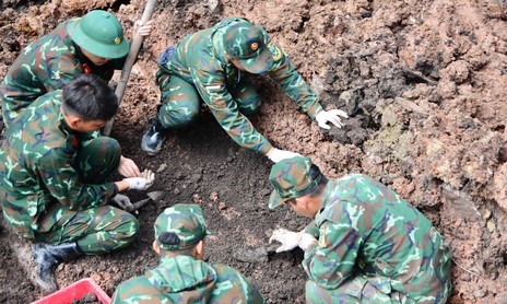 TPHCM: Sau 10 ngày tìm kiếm đợt 2, quy tập thêm 101 hài cốt liệt sĩ tại công viên Lê Thị Riêng